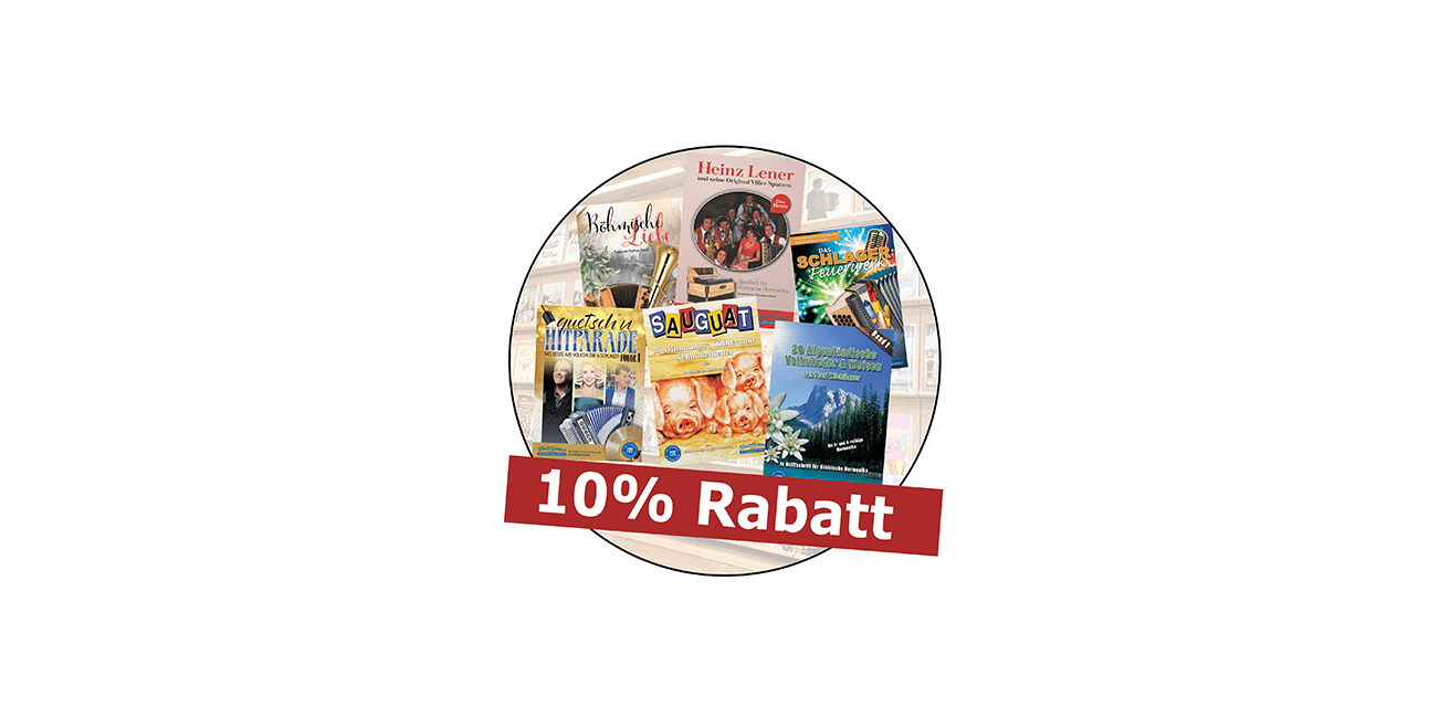 #10% Rabatt auf alle Noten