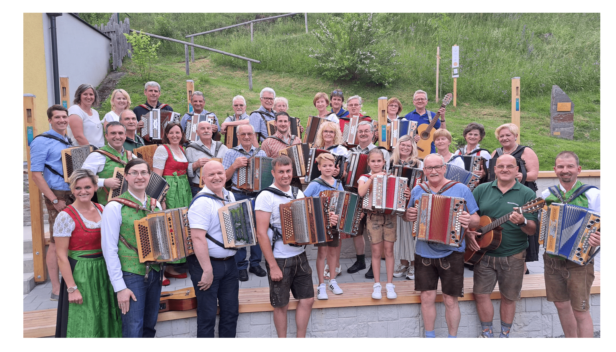 Gruppenbild vom Vorspielabend in Gasen