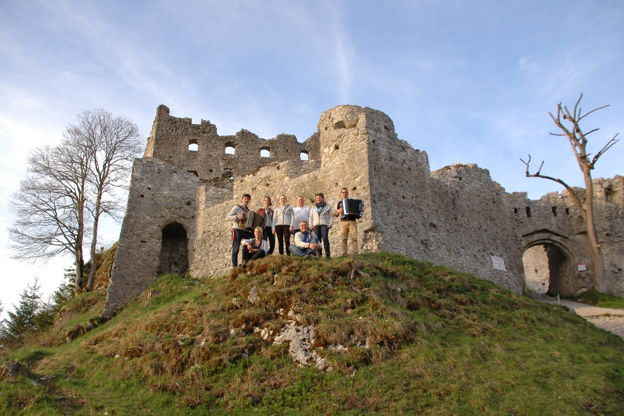 Musizieren auf der Burg Ehrenberg