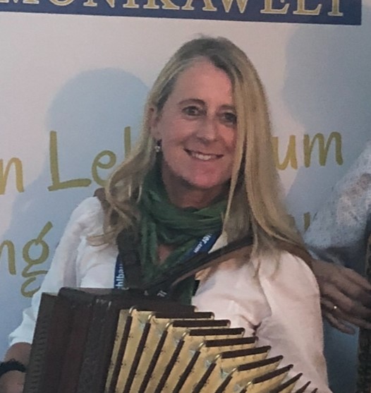 Begeisterte Kongress-Teilnehmerin