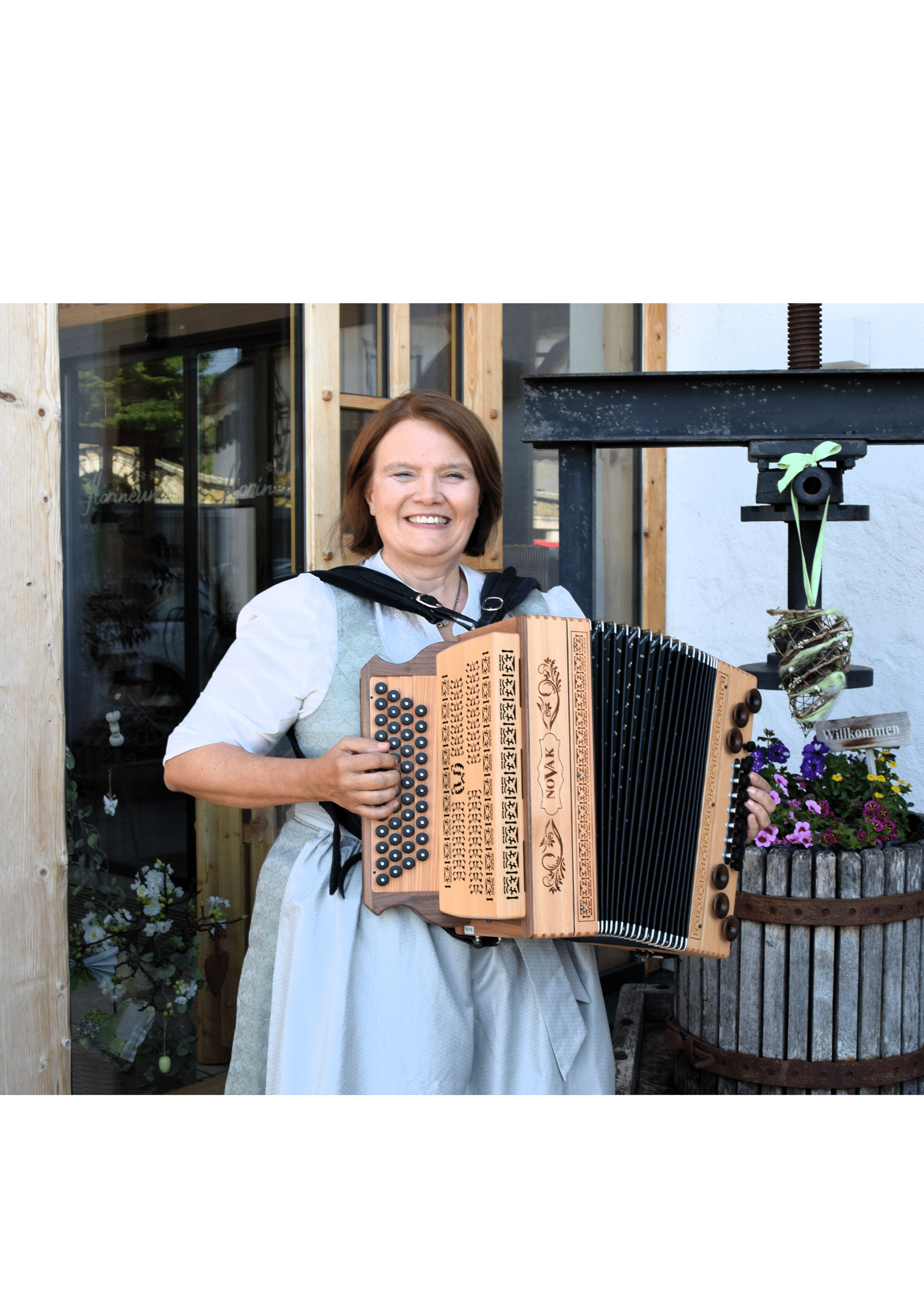 Harmonikalehrerin Daniela Weigell Portrait