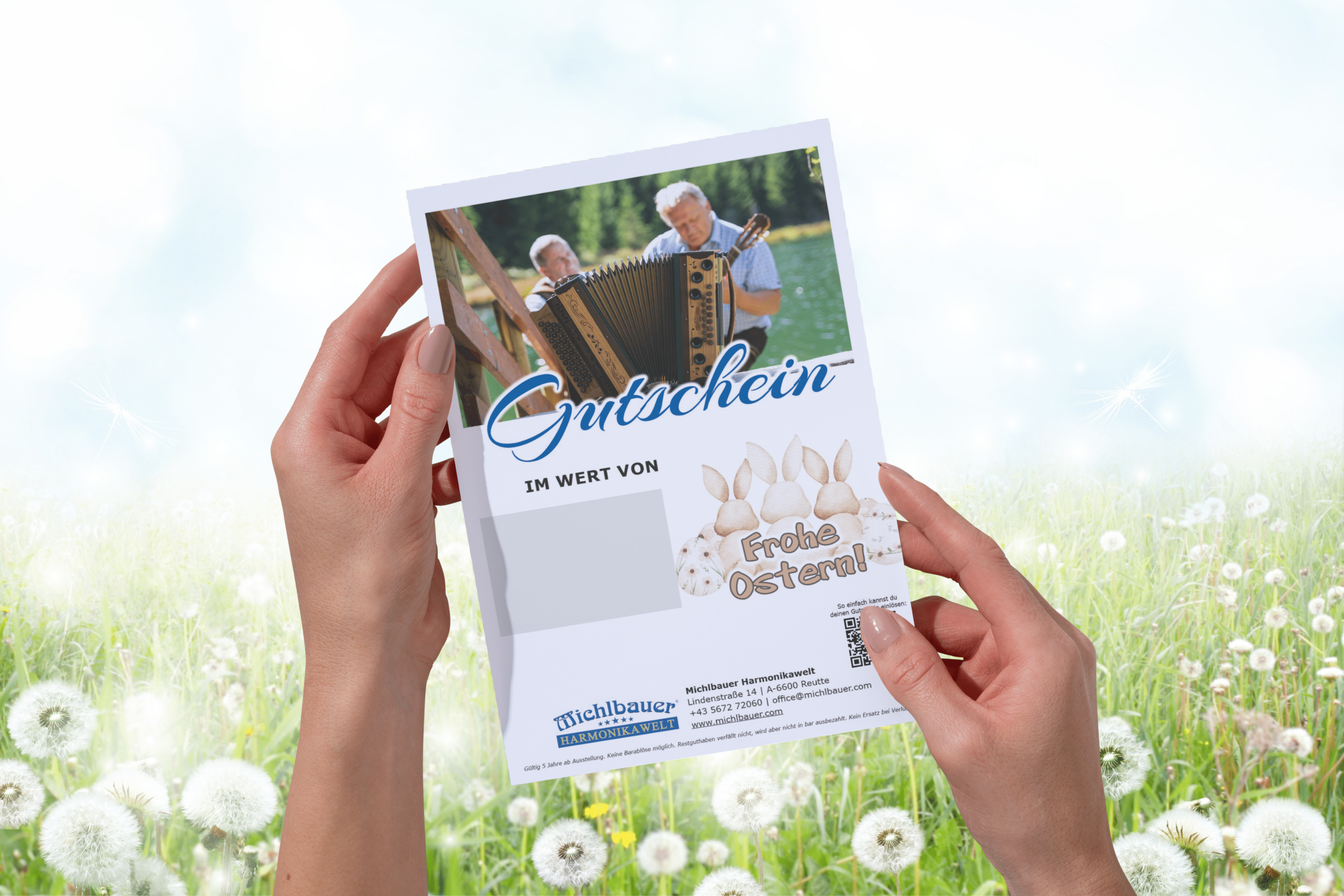 Michlbauer Geschenk-Gutschein - Frohe Ostern