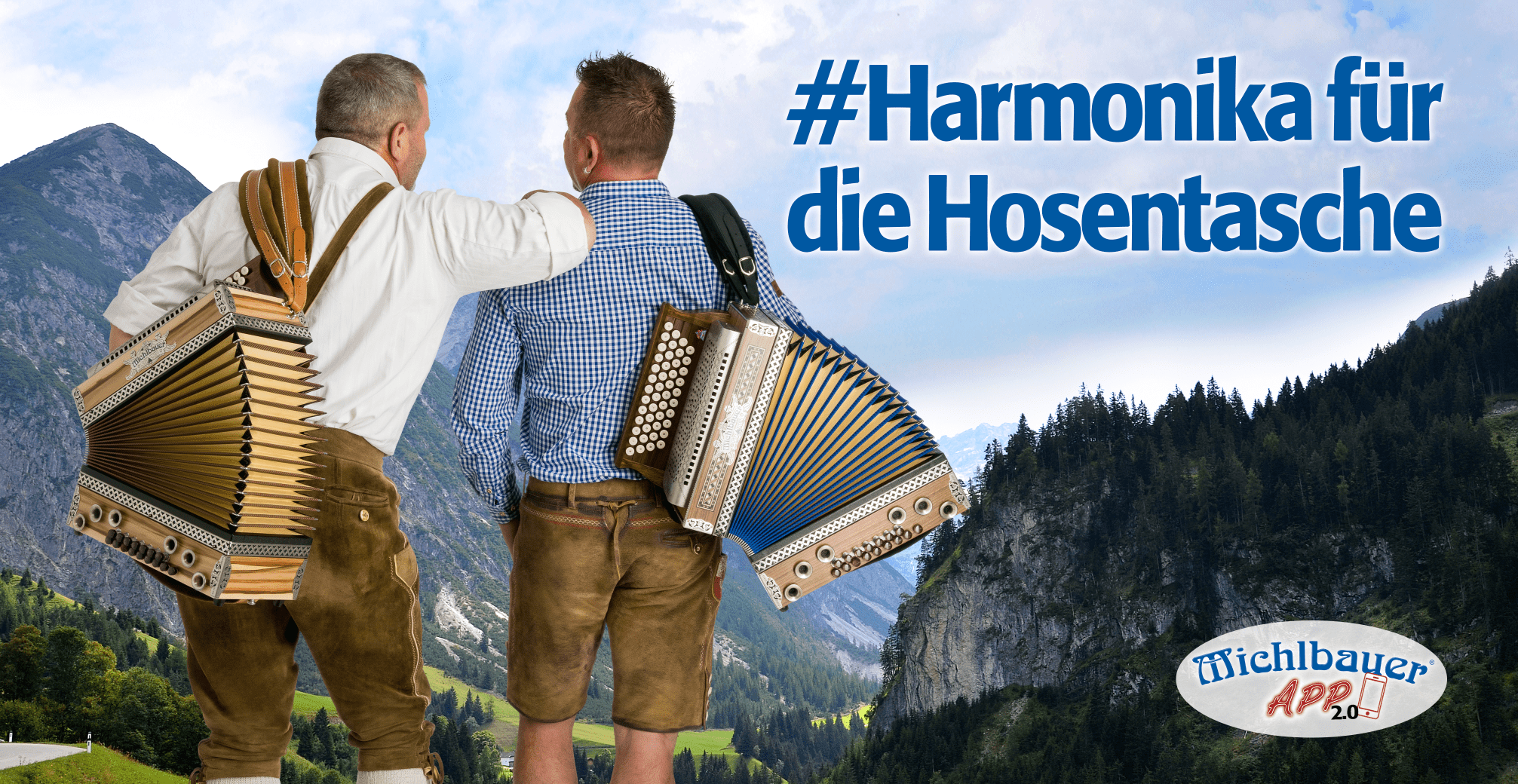 #Harmonika für die Hosentasche mit der Michlbauer App 2.0