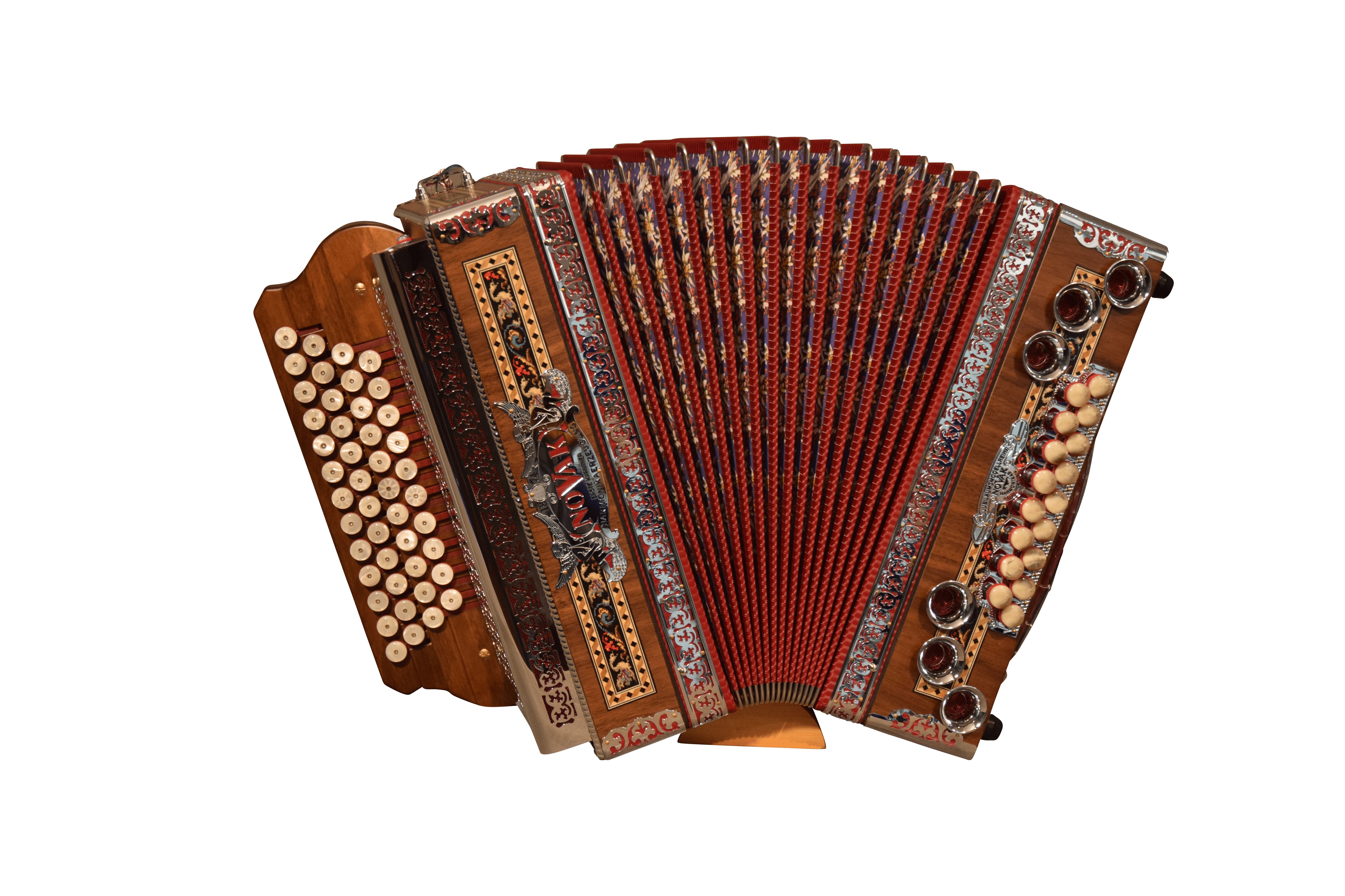 Novak Sonorum rot, Gebraucht-Harmonika
