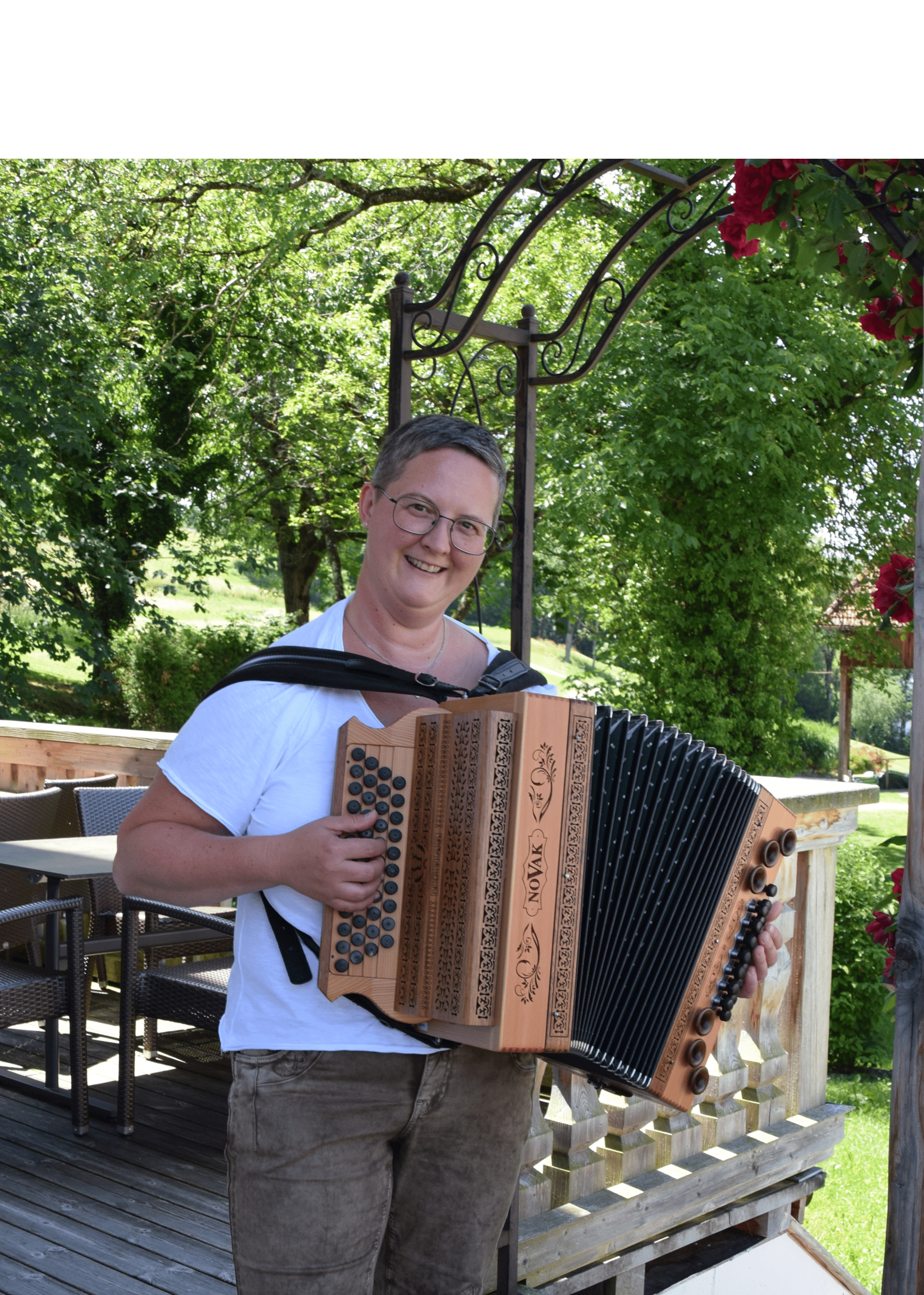 Katharina Röck - Harmonikalehrerin im Bezirk Imst