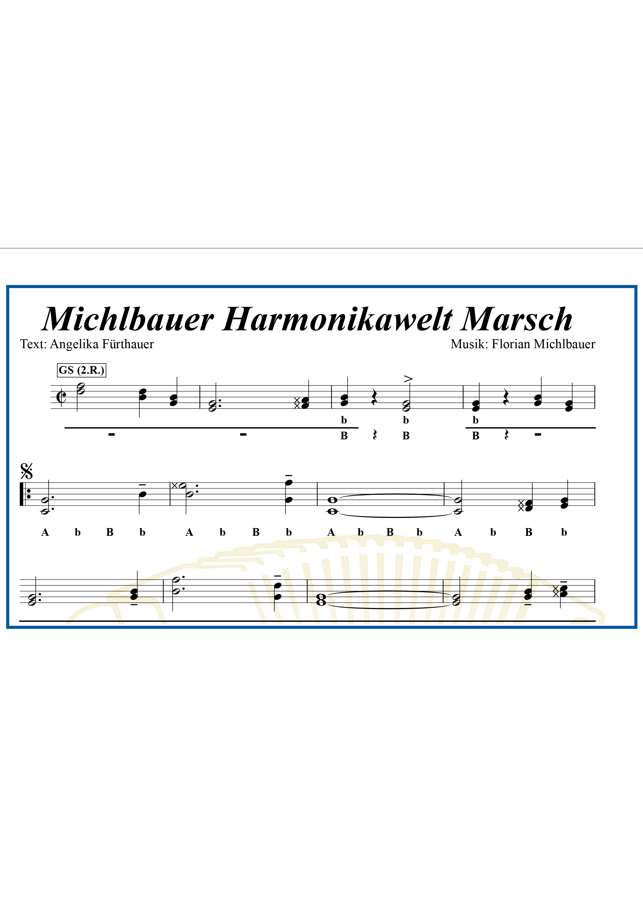 Michlbauer Harmonikawelt Marsch