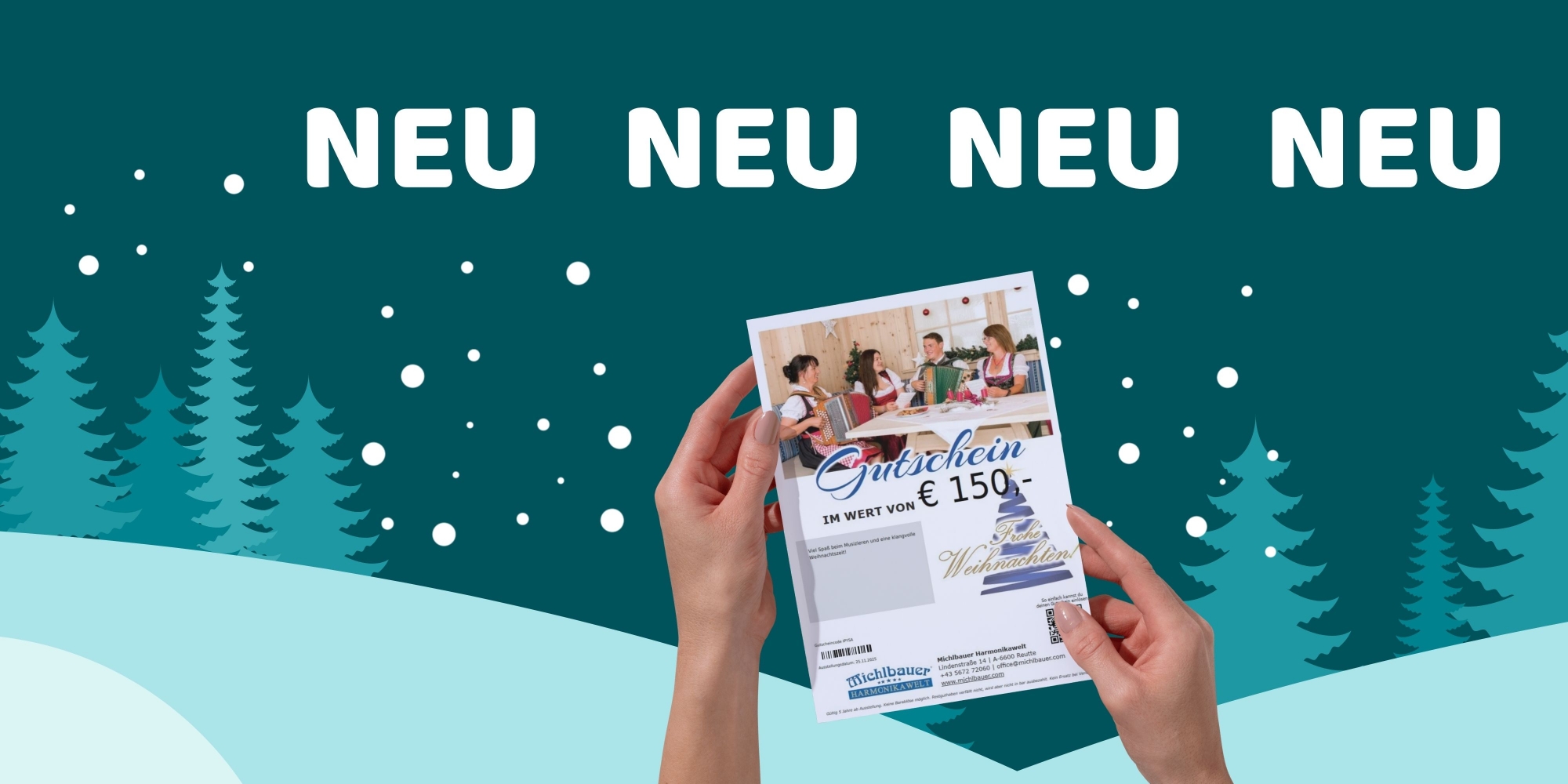 NEU Gutschein personalisierbar & sofort verfügbar